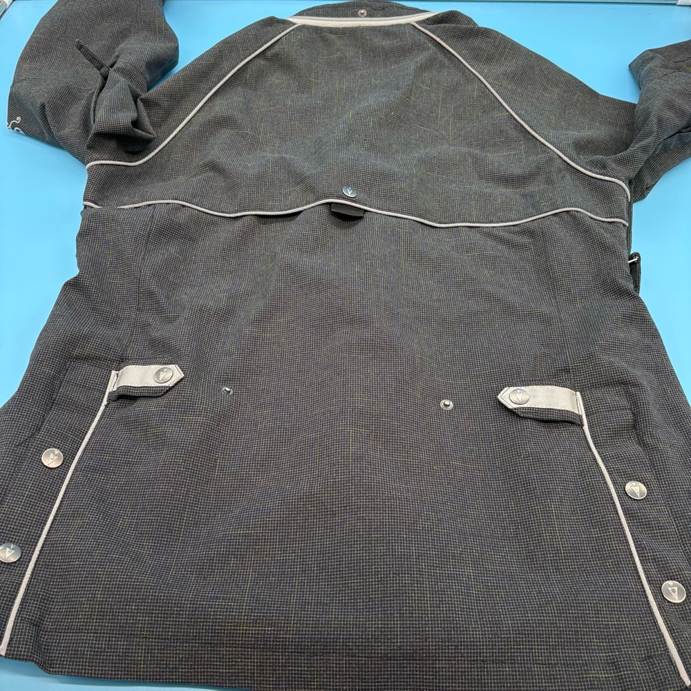 Kerrits Precip Waterproof Riding Equestrian Rain Jacket Women's Gray Size Large - Picture 5 of 16